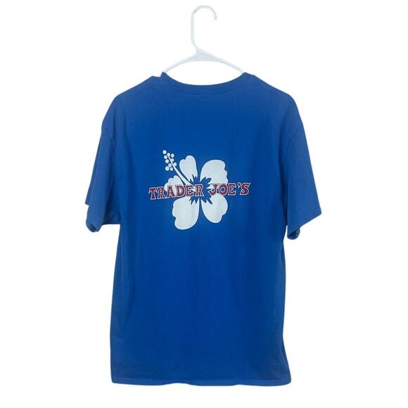 Trader Joe’s Blue Tee size L - Picture 1 of 8